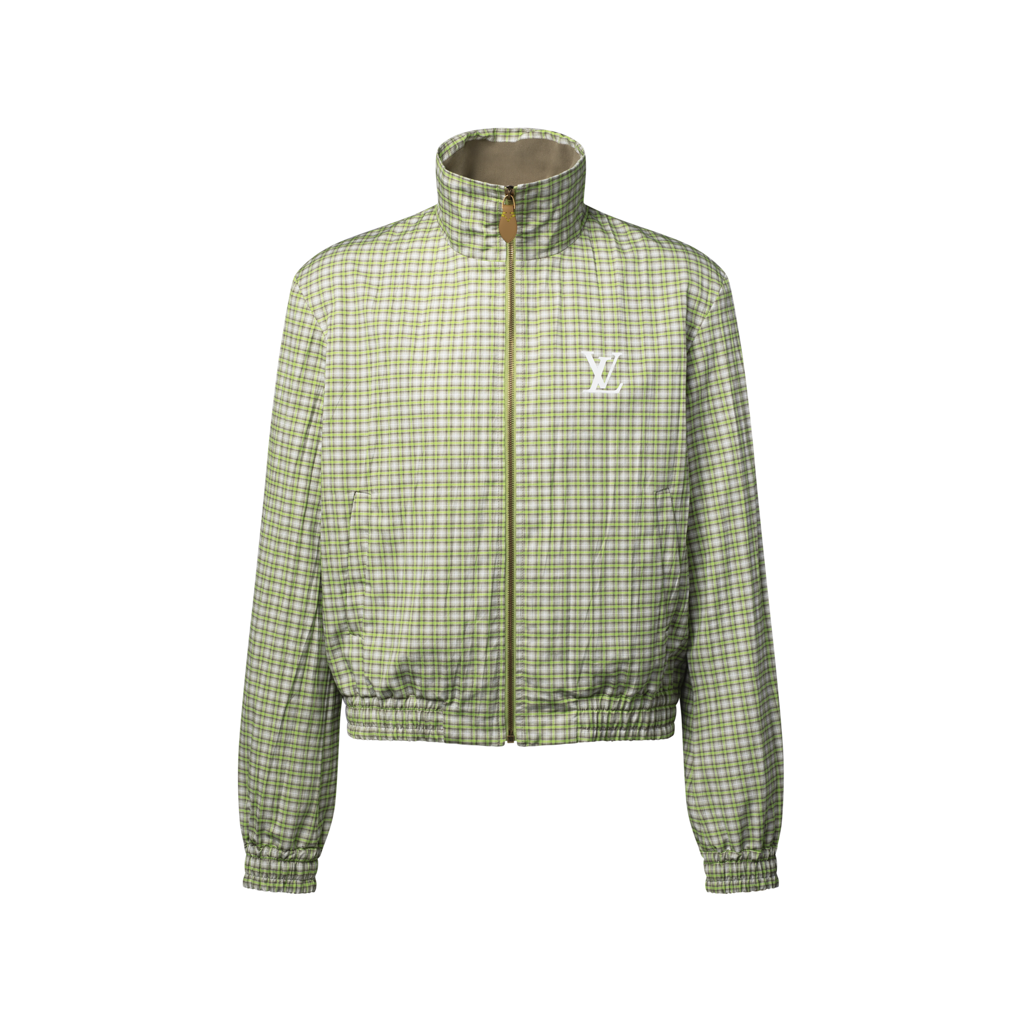 LOUIS VUITTON ネメスコート Signature-Printed Checkered Tracksuit Top - Men - Ready-to-Wear